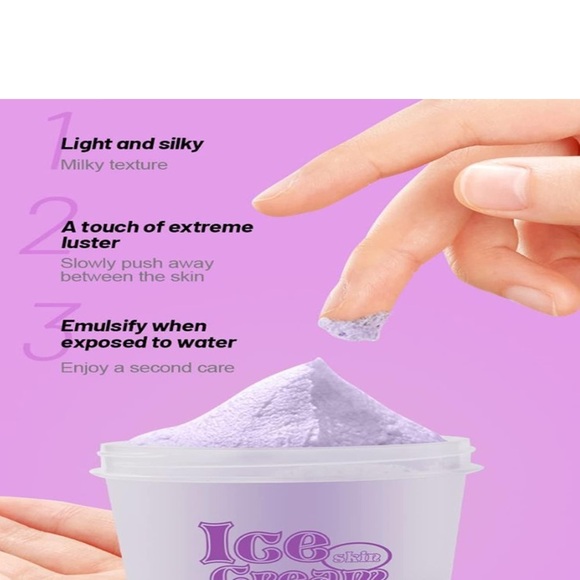 2X AICHUN BEAUTY Ice Cream Facial Wash Off Mud Mask, New in box, expires 2027 - Picture 6 of 13